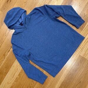 J.Crew Double-knit Hoodie, Blue Grey, Heather